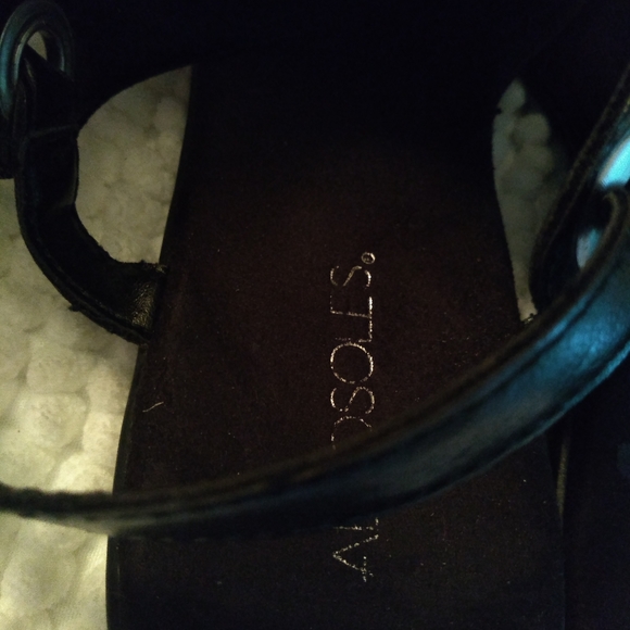 Aerosoles women's casual flat sandals Black - Picture 5 of 6